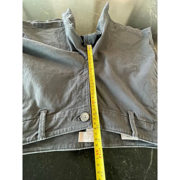 LOFT Heather blue/gray Bermuda size 8 - Picture 6 of 9